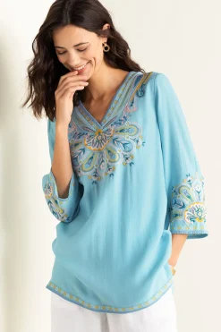 Soft Surroundings Petites River Island Tunic