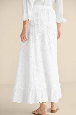 Soft Surroundings Porfiria Embellished Skirt