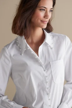 Soft Surroundings Rania Pearl Shirt
