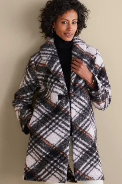 Soft Surroundings Rita Plaid Jacket