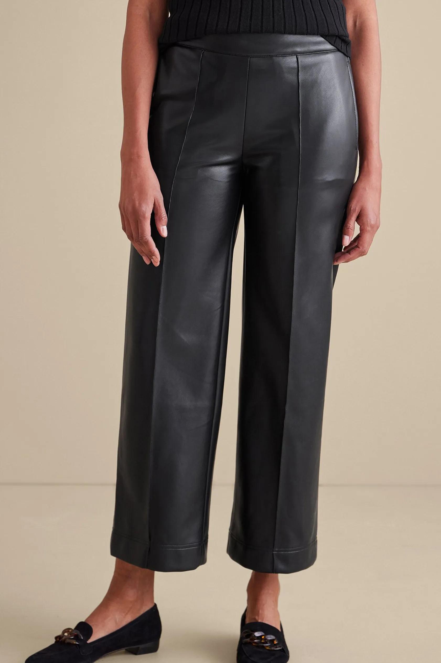 Soft Surroundings Rivka Faux Leather Pants