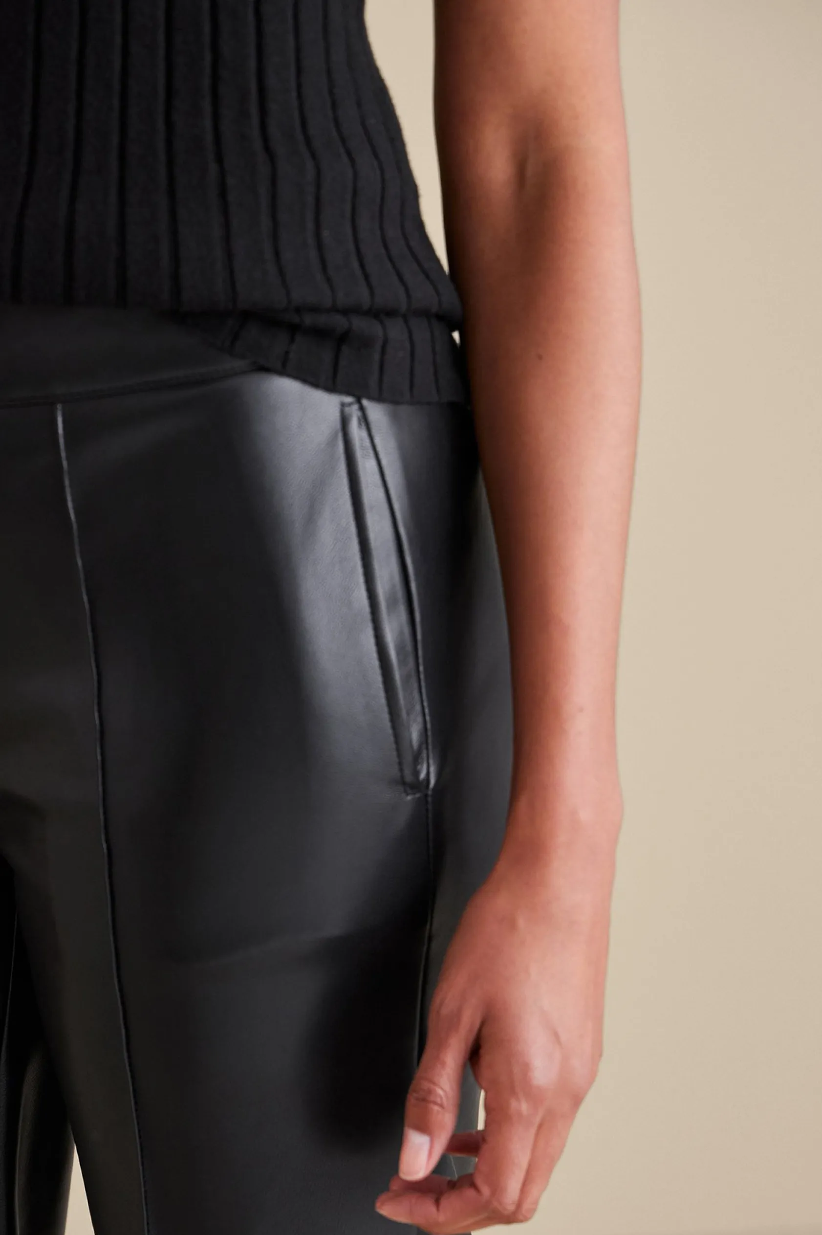 Soft Surroundings Rivka Faux Leather Pants