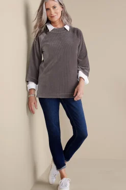 Soft Surroundings Samina Corduroy Pullover