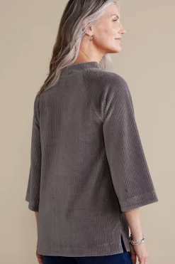 Soft Surroundings Samina Corduroy Pullover