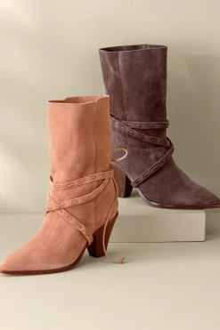 Soft Surroundings Schutz Portia Belted Bootie