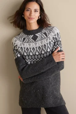 Soft Surroundings Seelie Fair Isle Sweater