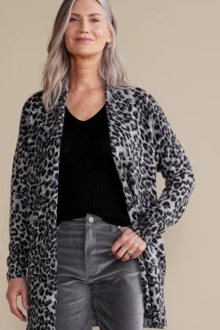 Soft Surroundings Sibyl Cashmere Printed Cardigan