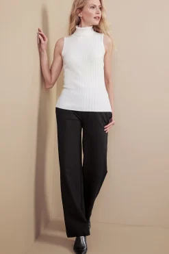Soft Surroundings Soft Essential Ponte Wide Leg Pants