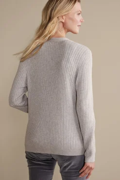 Soft Surroundings Soft Essential™ Ribbed Button-Front Cardi