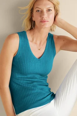 Soft Surroundings Soft Essential™ Ribbed Sweater Tank