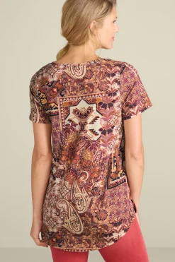 Soft Surroundings Soft Essential™ SUPIMA® Isabel Short Sleeve Tunic