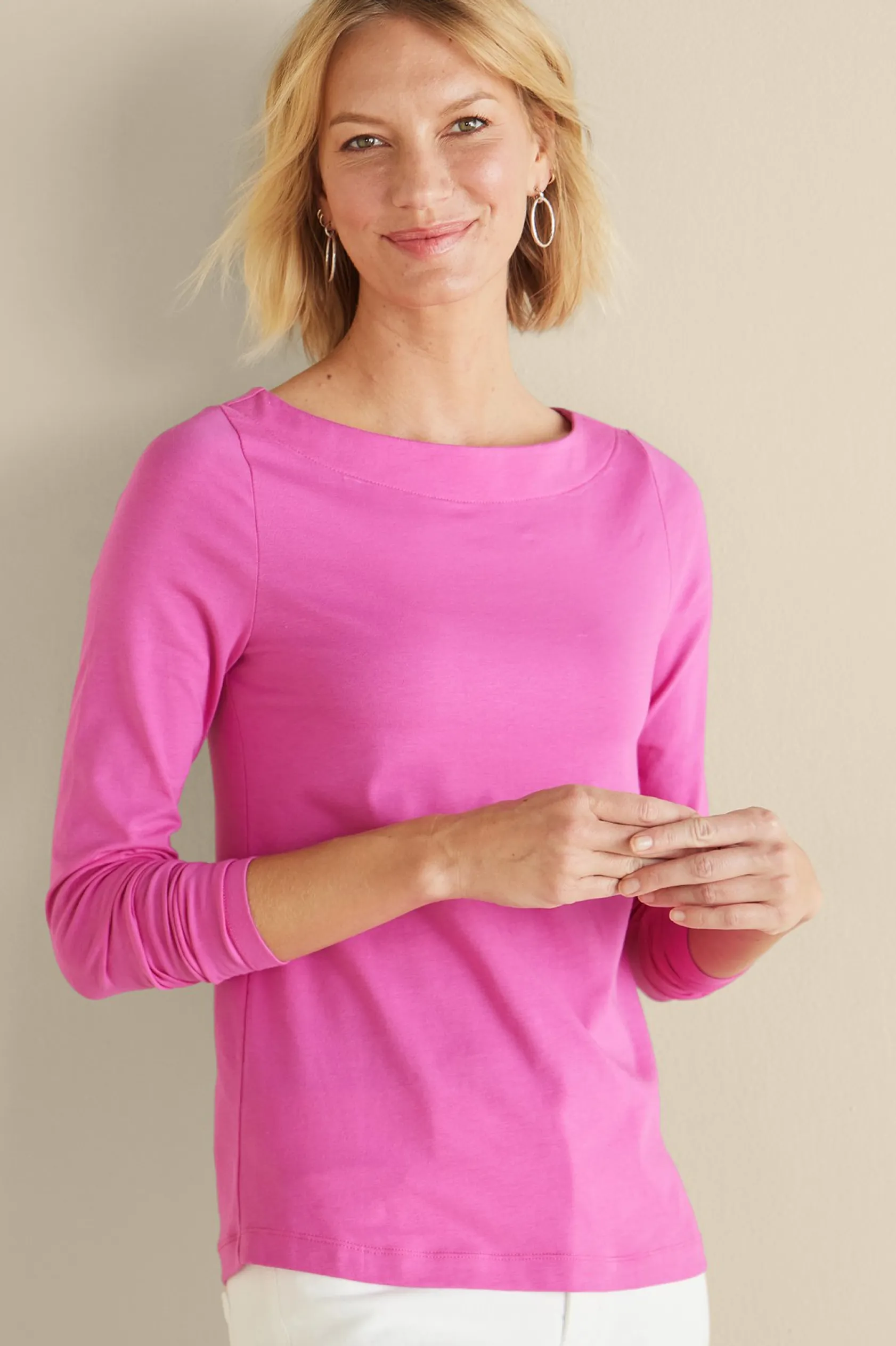 Soft Surroundings Soft Essential™ SUPIMA® Long Sleeve Tee