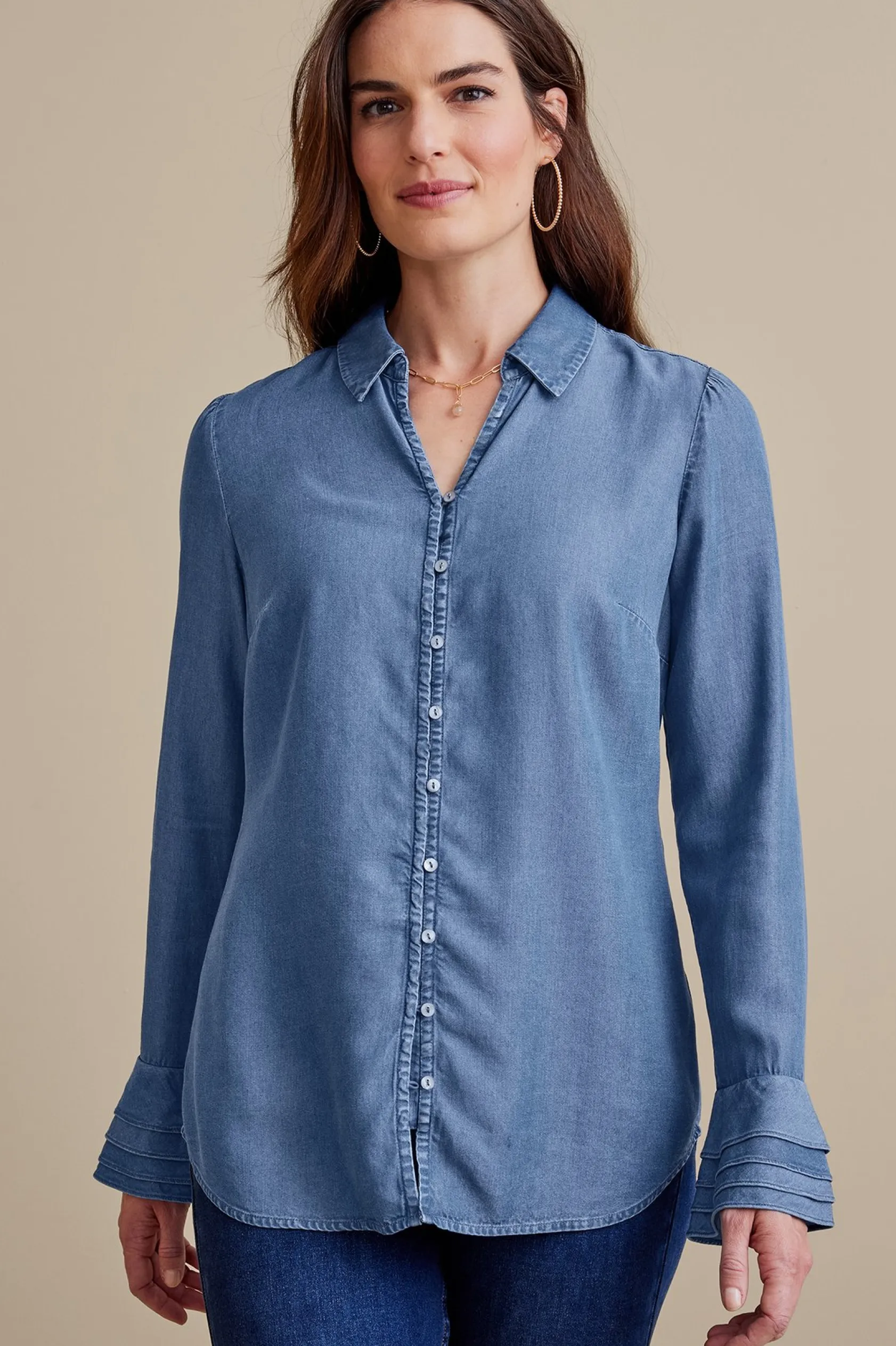 Soft Surroundings Sonnet TENCEL™ Shirt