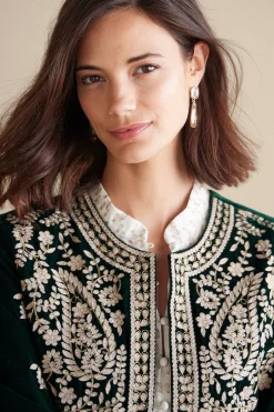 Soft Surroundings Tatianna Velvet Jacket