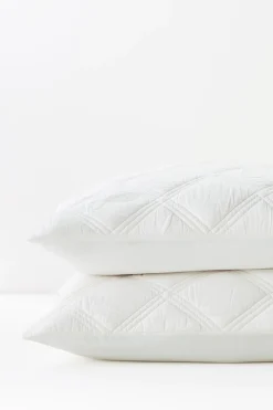 Soft Surroundings Toluca Diamond Euro Sham