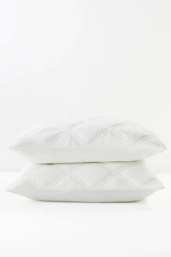 Soft Surroundings Toluca Diamond Euro Sham