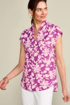 Soft Surroundings Twilight Luau Printed Tunic