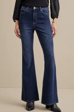 Soft Surroundings Ultimate Denim Flare Jeans