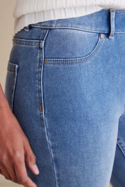 Soft Surroundings Ultimate Denim Pull-On Bootcut Jeans