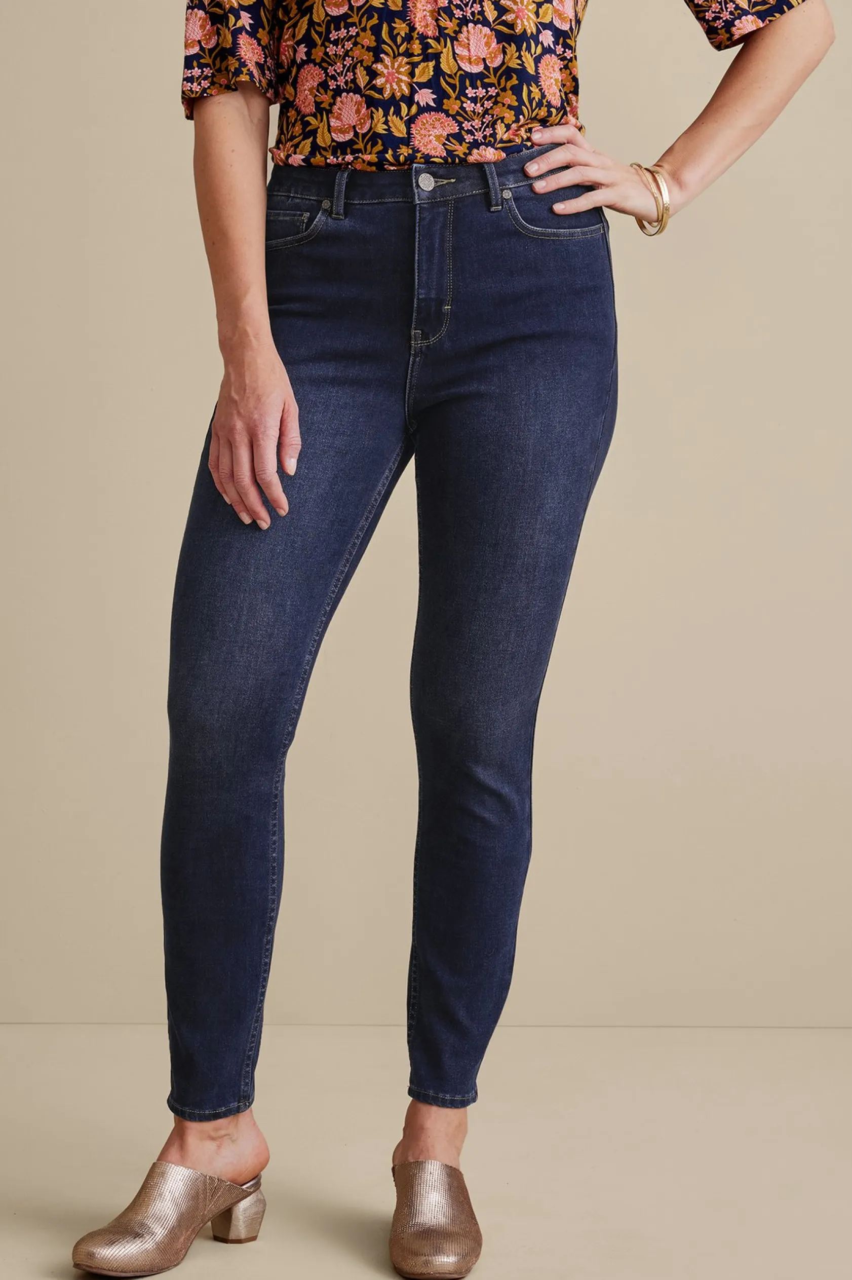 Soft Surroundings Ultimate Denim Skinny Ankle Jeans