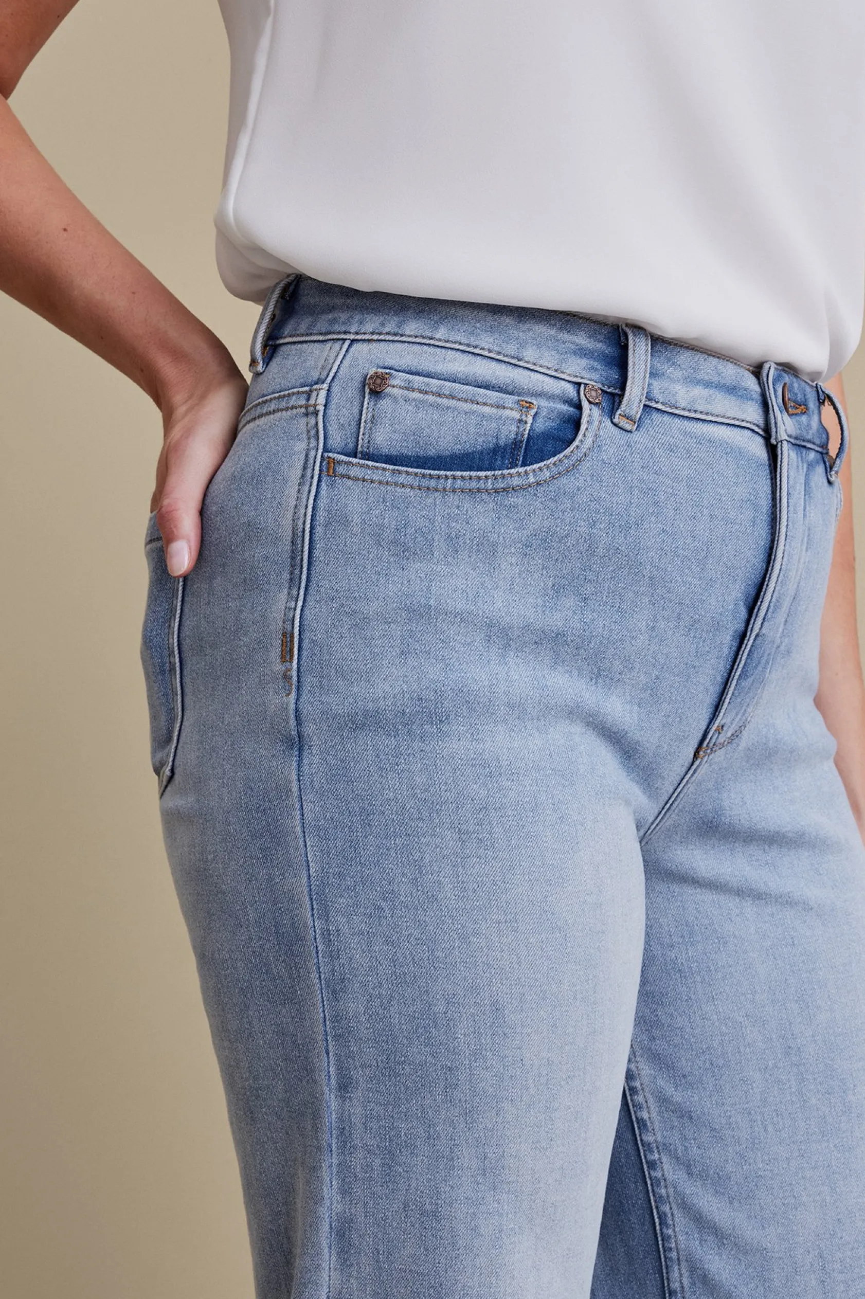 Soft Surroundings Ultimate Denim Wide Leg Jeans