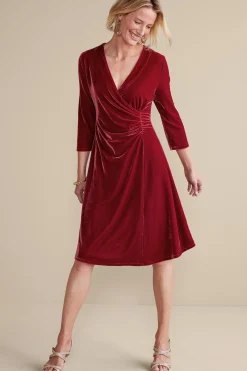 Soft Surroundings Velvet Hyannis Dress