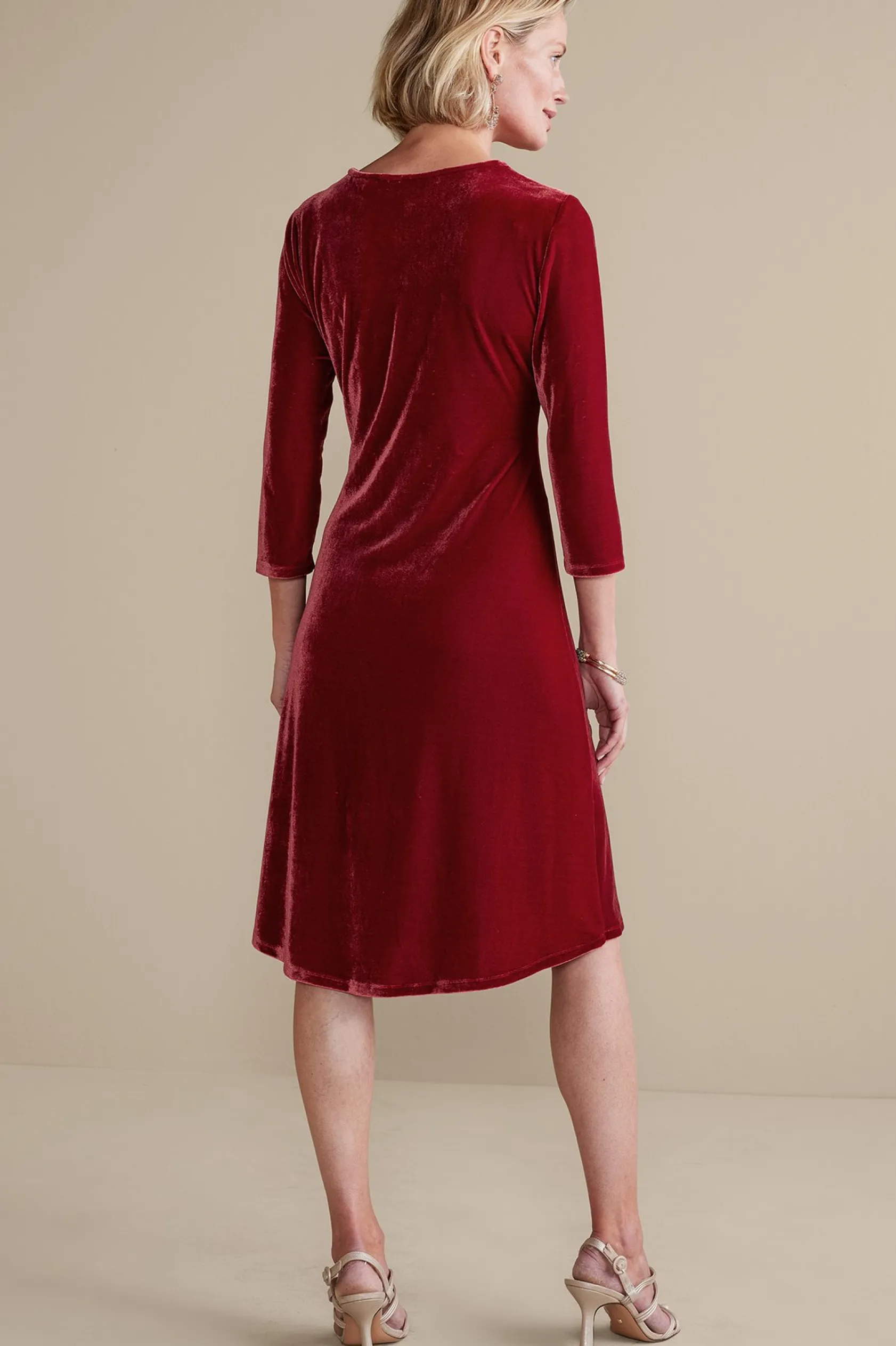 Soft Surroundings Velvet Hyannis Dress