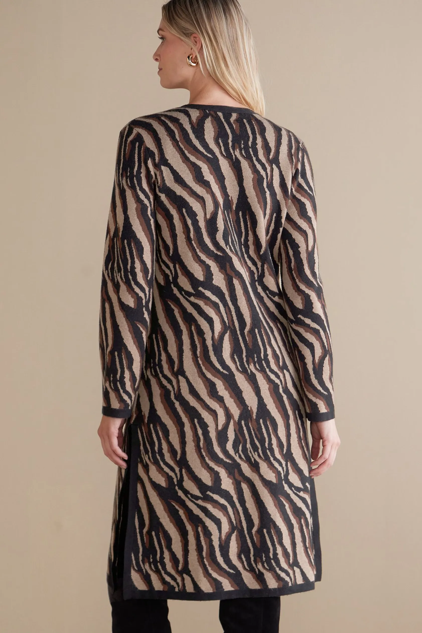 Soft Surroundings Veronica Jacquard Cardigan