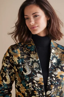 Soft Surroundings Viola Jacquard Jacket