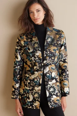 Soft Surroundings Viola Jacquard Jacket