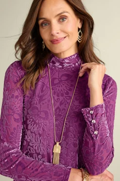Soft Surroundings Walden Velvet Turtleneck