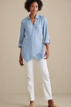 Soft Surroundings Washed TENCEL Tunic