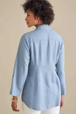 Soft Surroundings Washed TENCEL Tunic