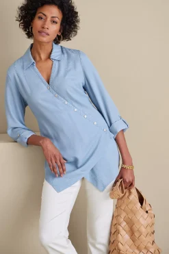 Soft Surroundings Washed TENCEL Tunic