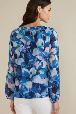 Soft Surroundings Xenia Ruffle Top